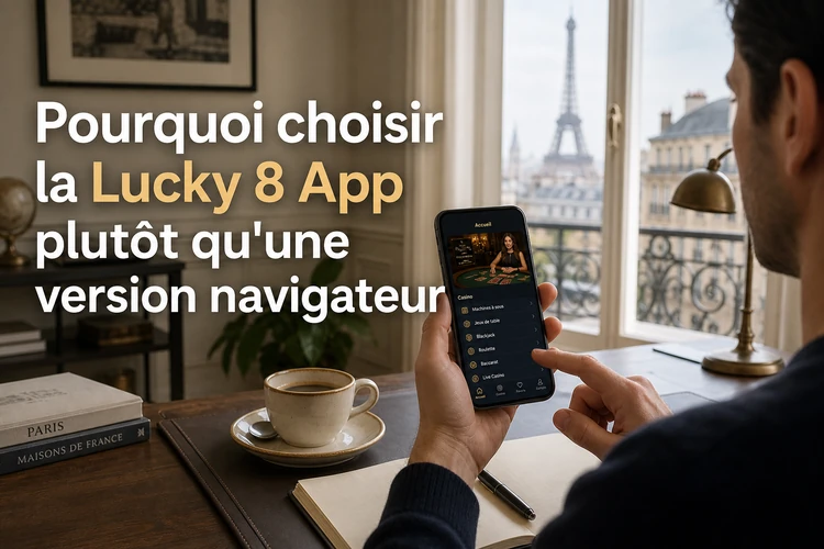 Pourquoi choisir la Lucky 8 App plutôt qu'une version navigateur