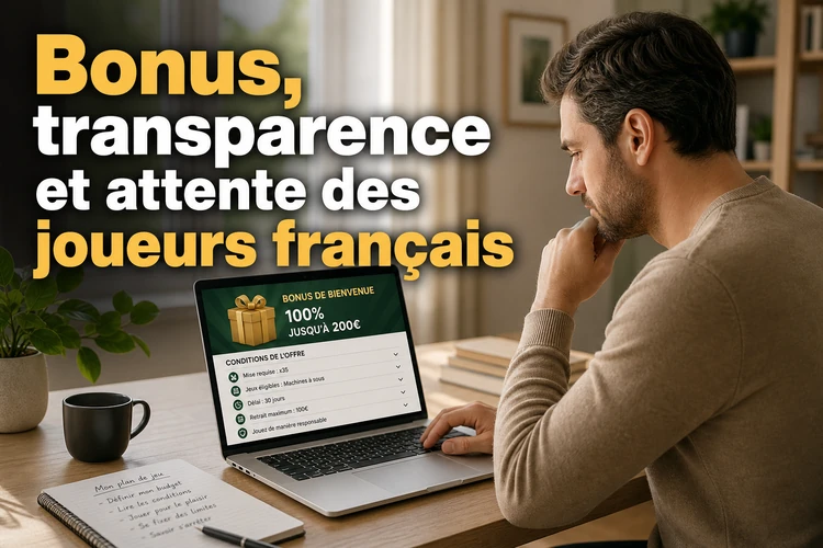 Bonus, transparence et attente des joueurs français