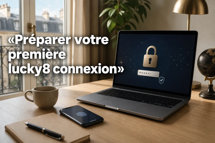 Préparer votre première lucky8 connexion