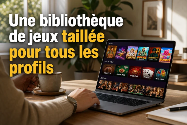 Une bibliothèque de jeux taillée pour tous les profils