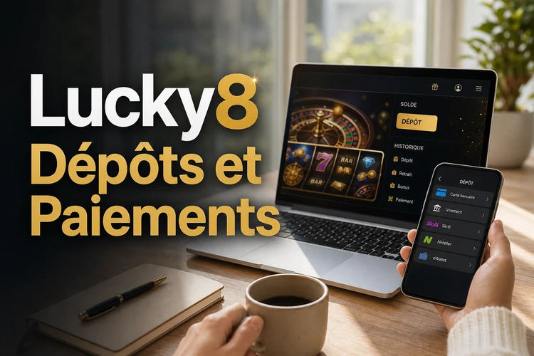 Lucky8 Dépôts et Paiements: Utiliser PayPal, Paysafecard et gérer son solde