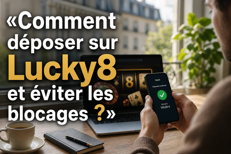 Comment déposer sur Lucky8 et éviter les blocages?