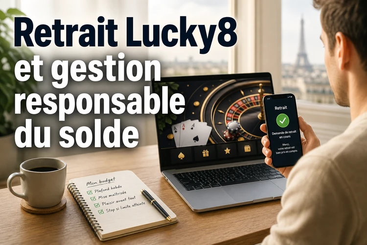 Retrait Lucky8 et gestion responsable du solde